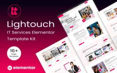 Lightouch - IT Solutions Elementor Template kit