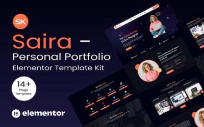 Saira – Personal Portfolio Elementor Template Kit