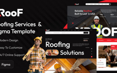 XRoof - Roofing Services Figma Template