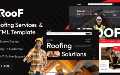 XRoof - Roofing Services HTML Template