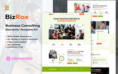 BizRox - Business Consulting Elementor Template Kit