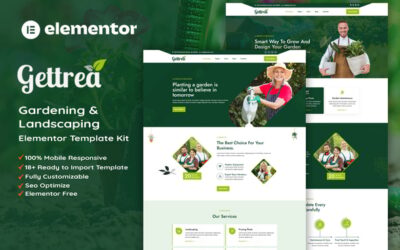 Gettrea - Gardening & Landscaping Elementor Template Kit