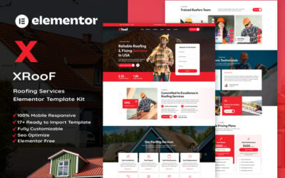 XRoof - Roofing Services Elementor Template Kit, roxdemo.com products