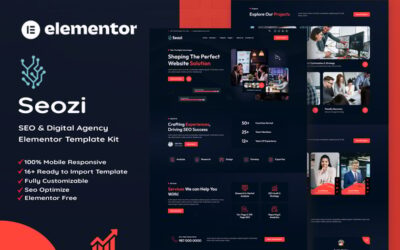 Seozi - SEO & Digital Marketing Agency Elementor Template Kit