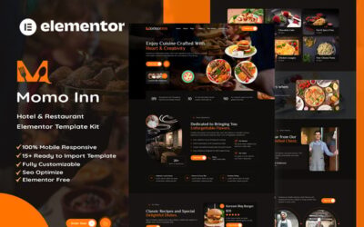 MomoInn - Hotel & Restaurant Elementor Template Kit