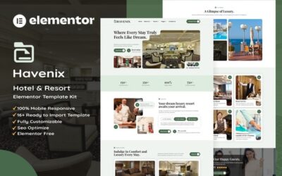 Havenix - Hotel & Resort Elementor Template Kit