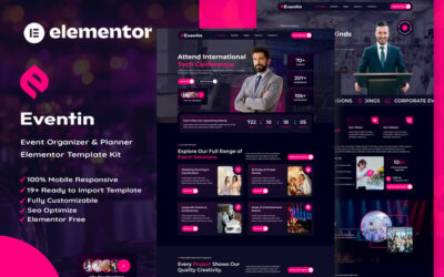 Eventin - Event Organizer & Planner Elementor Template Kit