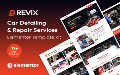 Revix - Car Detailing Services & Car Repair Elementor Template Kit