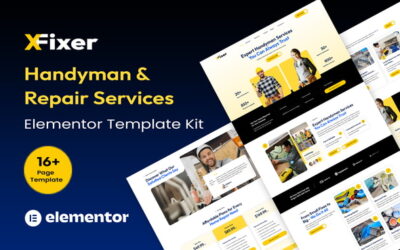 XFixer - Handyman & Repair Services Elementor Template Kit