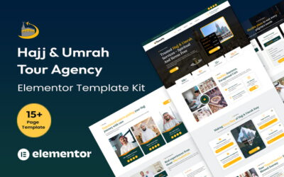 Tawafy - Hajj & Umrah Tour Agency Elementor Template Kit