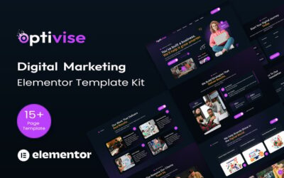Optivise - Digital Marketing Agency Elementor Template Kit