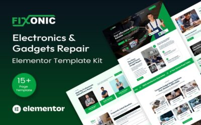 Fixonic - Electronics & Gadgets Repair Services Elementor Template Kit