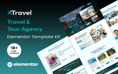 XTravel - Travel & Tour Agency Elementor Template Kit