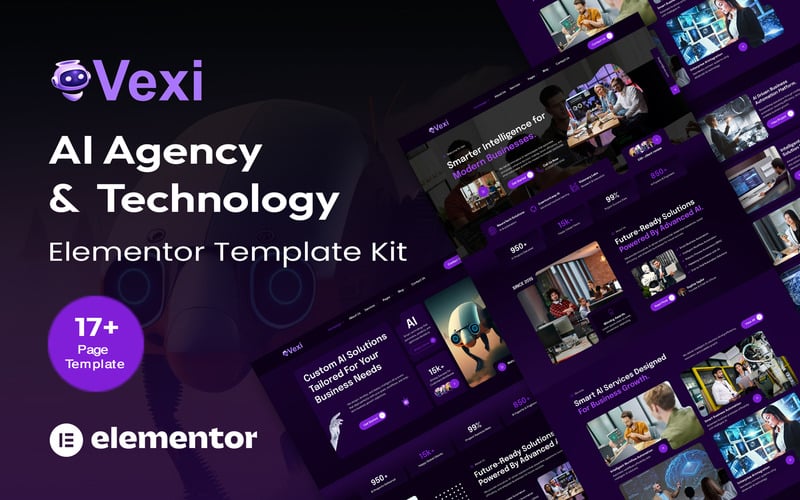 Vexi - Ai Agency & Technology Elementor Kit