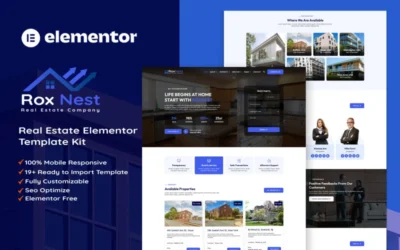 RoxNest - Real Estate Elementor Kit