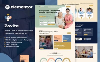 Zovita - Home Care & Private Nursing Elementor Template Kit