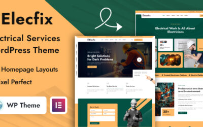 Elecfix - Electrical Services WordPress Theme