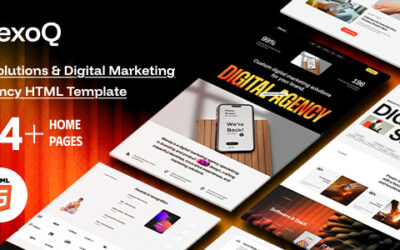 Mexoq - Digital Marketing AI Agency and IT Solutions Html Template
